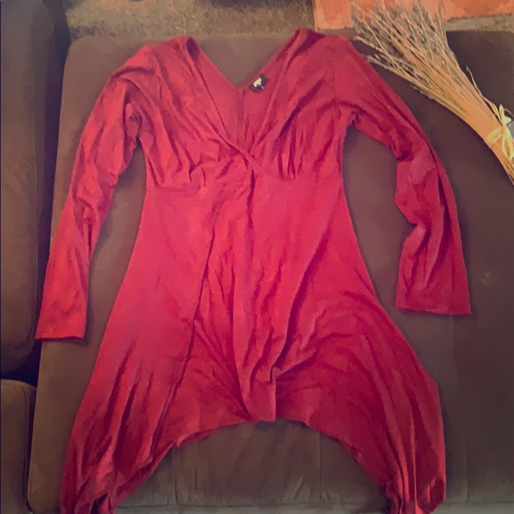 Red Cotton Dress